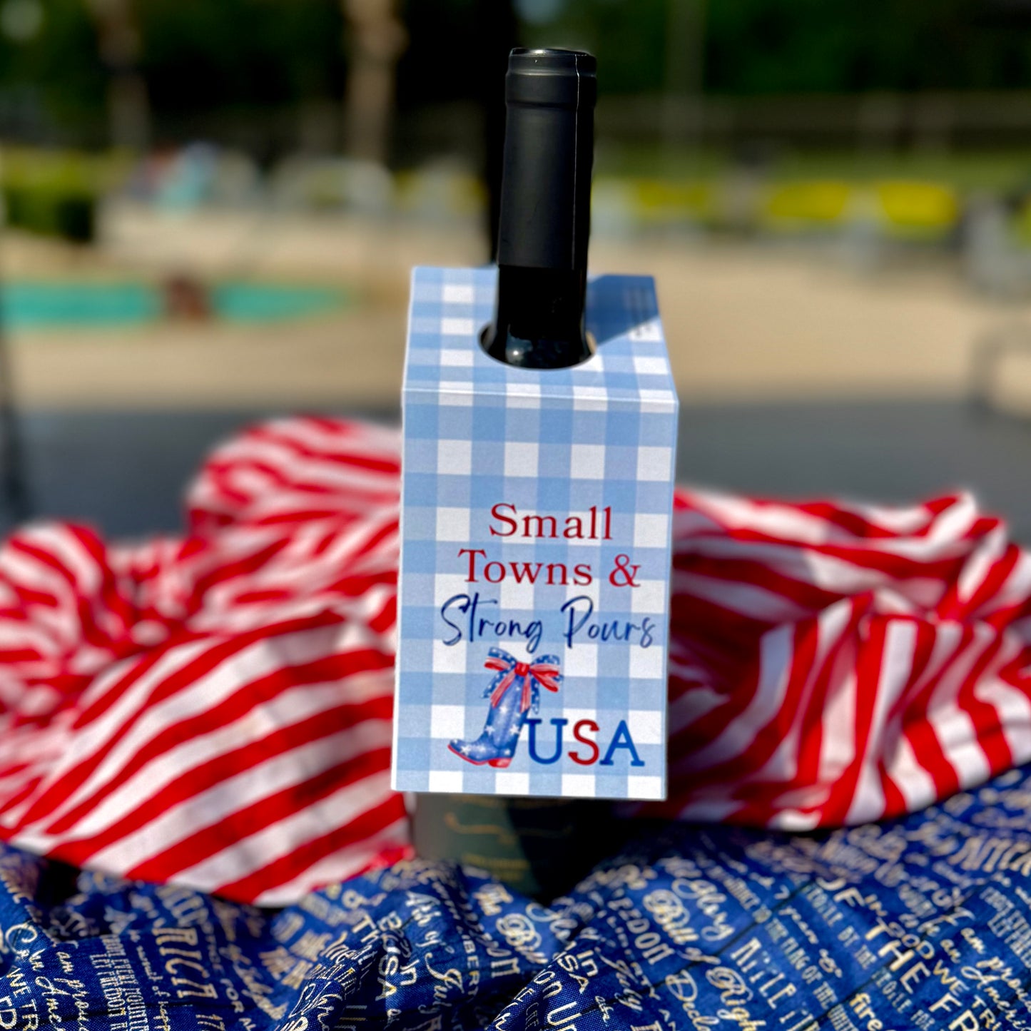 Small Towns & Strong Pours | Bottle Gift Tags