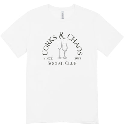 Corks & Chaos Social Club Tee