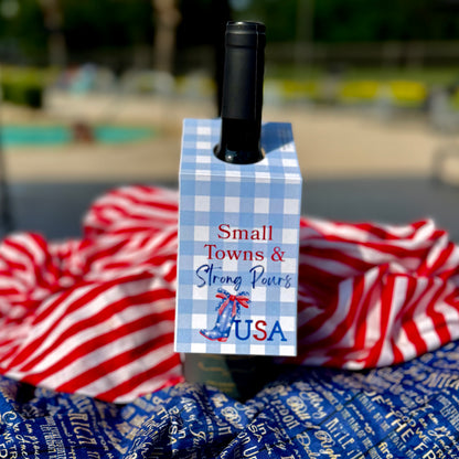 Small Towns & Strong Pours | Bottle Gift Tags