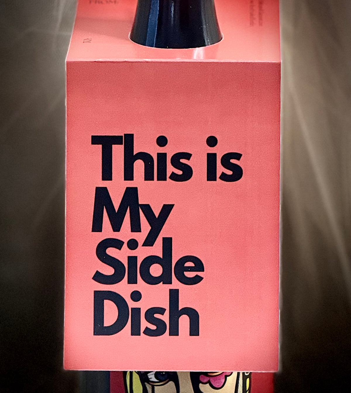 This Is My Side Dish | Funny Thanksgiving Wine Bottle Gift Tag